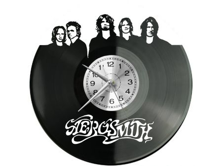 AEROSMITH Vinyl Zegar Ścienny Płyta Winylowa Nowoczesny Dekoracyjny Na Prezent Urodziny