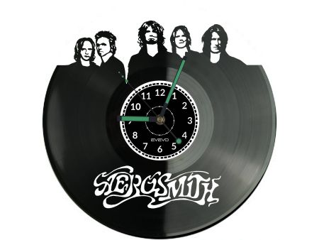 AEROSMITH Vinyl Zegar Ścienny Płyta Winylowa Nowoczesny Dekoracyjny Na Prezent Urodziny