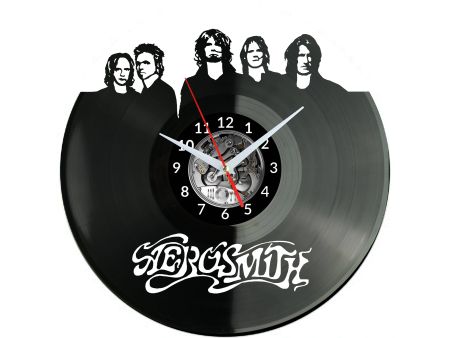 AEROSMITH Vinyl Zegar Ścienny Płyta Winylowa Nowoczesny Dekoracyjny Na Prezent Urodziny