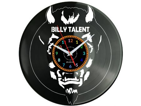 BILLY TALENT Vinyl Zegar Ścienny Płyta Winylowa Nowoczesny Dekoracyjny Na Prezent Urodziny