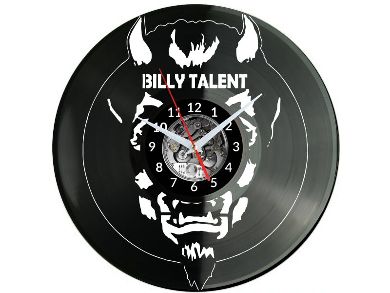 BILLY TALENT Vinyl Zegar Ścienny Płyta Winylowa Nowoczesny Dekoracyjny Na Prezent Urodziny