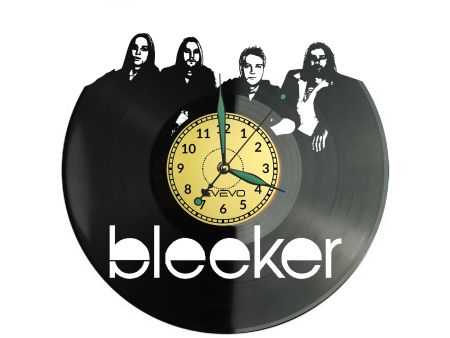 Bleeker Vinyl Zegar Ścienny Płyta Winylowa Nowoczesny Dekoracyjny Na Prezent Urodziny