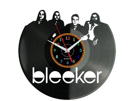 Bleeker Vinyl Zegar Ścienny Płyta Winylowa Nowoczesny Dekoracyjny Na Prezent Urodziny