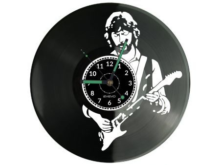 Eric Clapton Vinyl Zegar Ścienny Płyta Winylowa Nowoczesny Dekoracyjny Na Prezent Urodziny