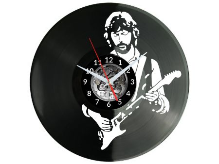 Eric Clapton Vinyl Zegar Ścienny Płyta Winylowa Nowoczesny Dekoracyjny Na Prezent Urodziny