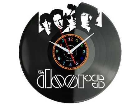 Doors Vinyl Zegar Ścienny Płyta Winylowa Nowoczesny Dekoracyjny Na Prezent Urodziny