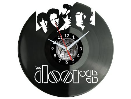 Doors Vinyl Zegar Ścienny Płyta Winylowa Nowoczesny Dekoracyjny Na Prezent Urodziny