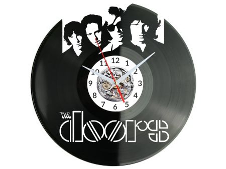 Doors Vinyl Zegar Ścienny Płyta Winylowa Nowoczesny Dekoracyjny Na Prezent Urodziny