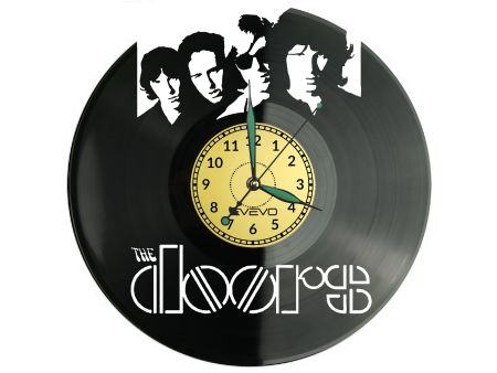 Doors Vinyl Zegar Ścienny Płyta Winylowa Nowoczesny Dekoracyjny Na Prezent Urodziny