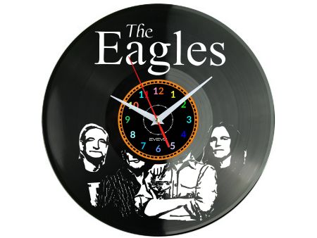 The Eagles Vinyl Zegar Ścienny Płyta Winylowa Nowoczesny Dekoracyjny Na Prezent Urodziny