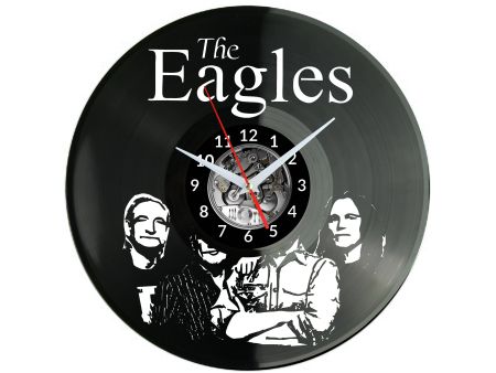 The Eagles Vinyl Zegar Ścienny Płyta Winylowa Nowoczesny Dekoracyjny Na Prezent Urodziny