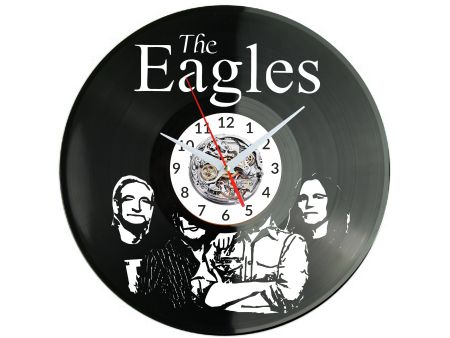 The Eagles Vinyl Zegar Ścienny Płyta Winylowa Nowoczesny Dekoracyjny Na Prezent Urodziny