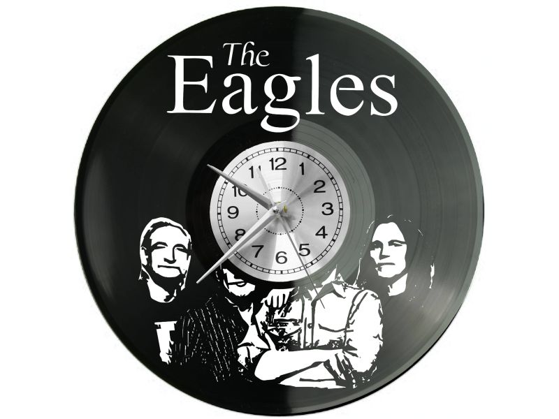 The Eagles Vinyl Zegar Ścienny Płyta Winylowa Nowoczesny Dekoracyjny Na Prezent Urodziny