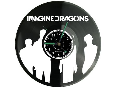 Imagine Dragons Vinyl Zegar Ścienny Płyta Winylowa Nowoczesny Dekoracyjny Na Prezent Urodziny