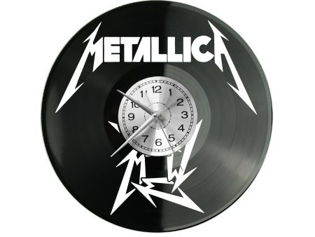 METALLICA Rock Band Vinyl Zegar Ścienny Płyta Winylowa Nowoczesny Dekoracyjny Na Prezent Urodziny