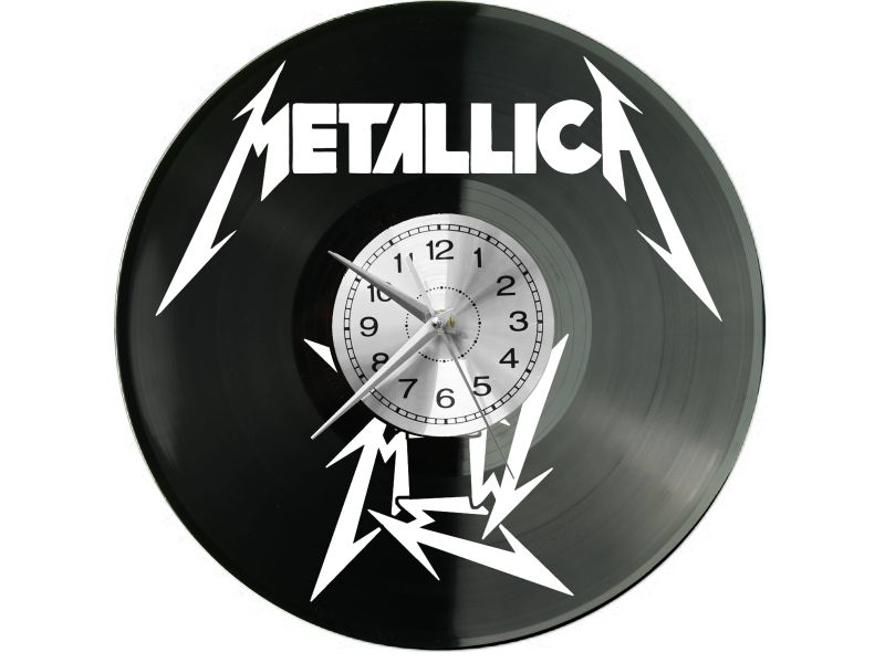 METALLICA Rock Band Vinyl Zegar Ścienny Płyta Winylowa Nowoczesny Dekoracyjny Na Prezent Urodziny