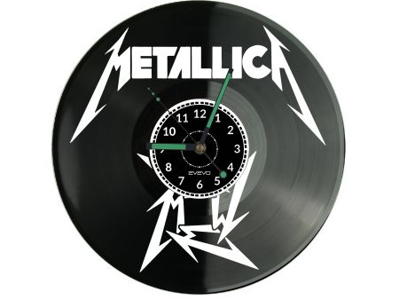 METALLICA Rock Band Vinyl Zegar Ścienny Płyta Winylowa Nowoczesny Dekoracyjny Na Prezent Urodziny