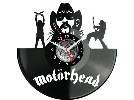 Motorhead Vinyl Zegar Ścienny Płyta Winylowa Nowoczesny Dekoracyjny Na Prezent Urodziny