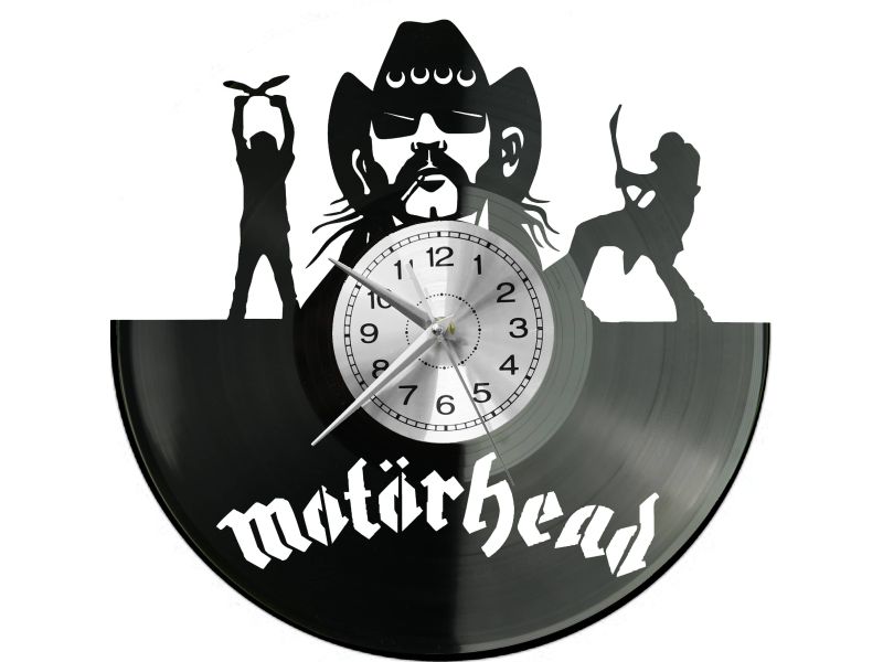 Motorhead Vinyl Zegar Ścienny Płyta Winylowa Nowoczesny Dekoracyjny Na Prezent Urodziny