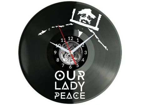 Our Lady Peace Vinyl Zegar Ścienny Płyta Winylowa Nowoczesny Dekoracyjny Na Prezent Urodziny