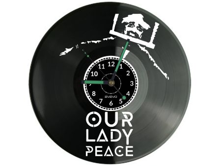 Our Lady Peace Vinyl Zegar Ścienny Płyta Winylowa Nowoczesny Dekoracyjny Na Prezent Urodziny