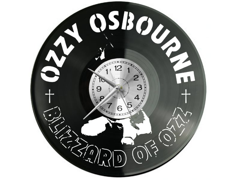 Ozzy Osborne Vinyl Zegar Ścienny Płyta Winylowa Nowoczesny Dekoracyjny Na Prezent Urodziny