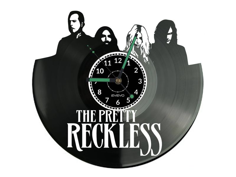 Pretty Reckless Vinyl Zegar Ścienny Płyta Winylowa Nowoczesny Dekoracyjny Na Prezent Urodziny