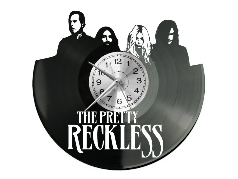 Pretty Reckless Vinyl Zegar Ścienny Płyta Winylowa Nowoczesny Dekoracyjny Na Prezent Urodziny