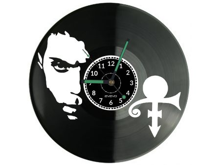 Prince Vinyl Zegar Ścienny Płyta Winylowa Nowoczesny Dekoracyjny Na Prezent Urodziny