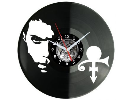 Prince Vinyl Zegar Ścienny Płyta Winylowa Nowoczesny Dekoracyjny Na Prezent Urodziny