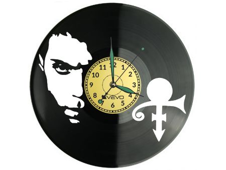 Prince Vinyl Zegar Ścienny Płyta Winylowa Nowoczesny Dekoracyjny Na Prezent Urodziny