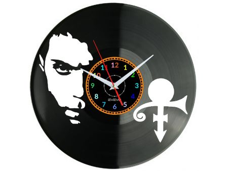 Prince Vinyl Zegar Ścienny Płyta Winylowa Nowoczesny Dekoracyjny Na Prezent Urodziny