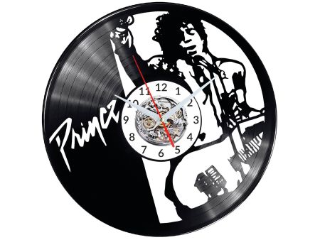 Prince Vinyl Zegar Ścienny Płyta Winylowa Nowoczesny Dekoracyjny Na Prezent Urodziny