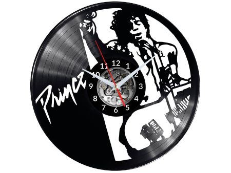 Prince Vinyl Zegar Ścienny Płyta Winylowa Nowoczesny Dekoracyjny Na Prezent Urodziny