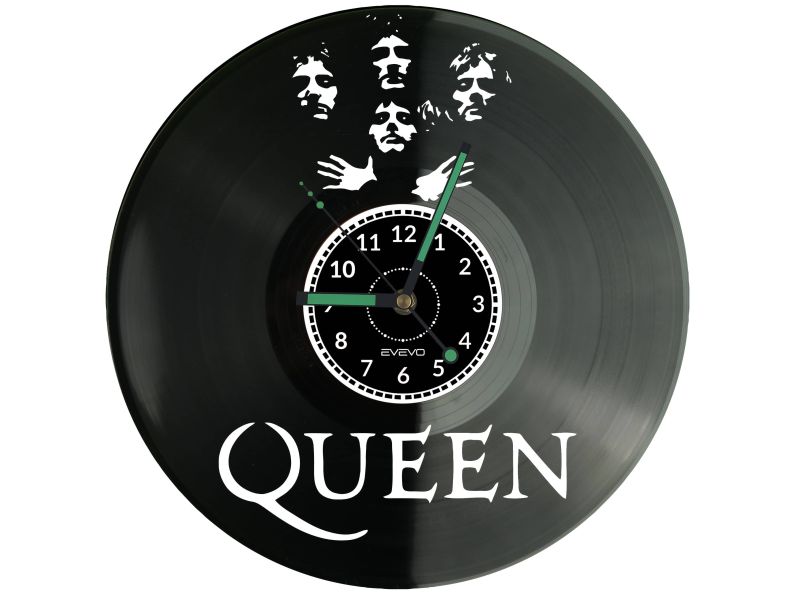 QUEEN Vinyl Zegar Ścienny Płyta Winylowa Nowoczesny Dekoracyjny Na Prezent Urodziny