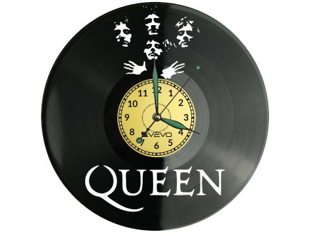 QUEEN Vinyl Zegar Ścienny Płyta Winylowa Nowoczesny Dekoracyjny Na Prezent Urodziny