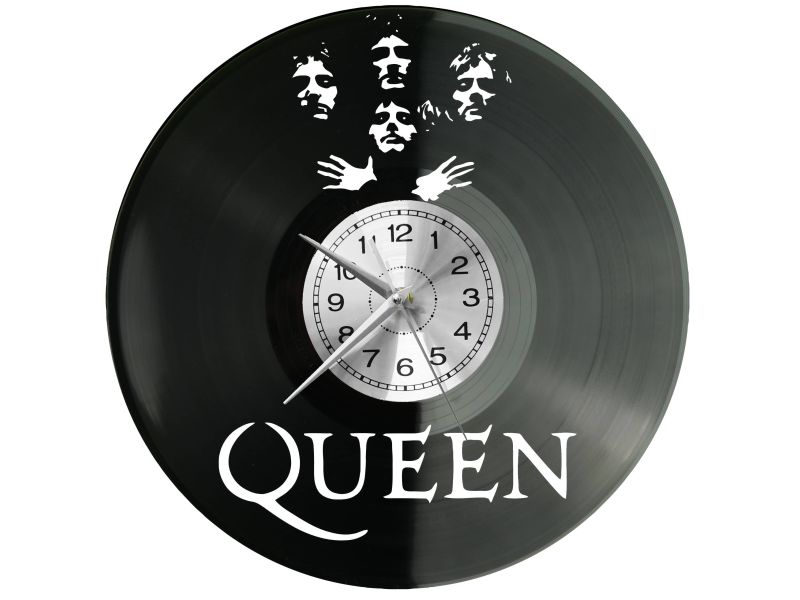 QUEEN Vinyl Zegar Ścienny Płyta Winylowa Nowoczesny Dekoracyjny Na Prezent Urodziny