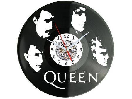 QUEEN Vinyl Zegar Ścienny Płyta Winylowa Nowoczesny Dekoracyjny Na Prezent Urodziny