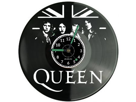 QUEEN Vinyl Zegar Ścienny Płyta Winylowa Nowoczesny Dekoracyjny Na Prezent Urodziny