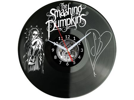 Smashing Pumpkins Vinyl Zegar Ścienny Płyta Winylowa Nowoczesny Dekoracyjny Na Prezent Urodziny