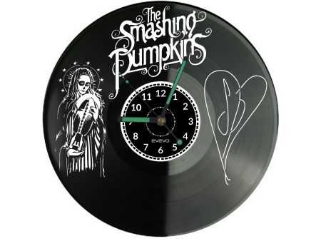 Smashing Pumpkins Vinyl Zegar Ścienny Płyta Winylowa Nowoczesny Dekoracyjny Na Prezent Urodziny