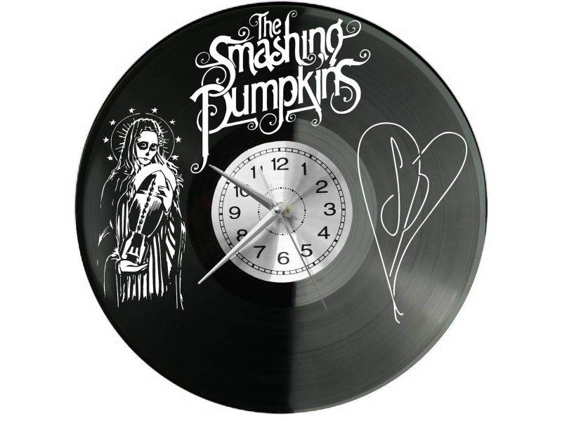 Smashing Pumpkins Vinyl Zegar Ścienny Płyta Winylowa Nowoczesny Dekoracyjny Na Prezent Urodziny