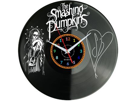 Smashing Pumpkins Vinyl Zegar Ścienny Płyta Winylowa Nowoczesny Dekoracyjny Na Prezent Urodziny