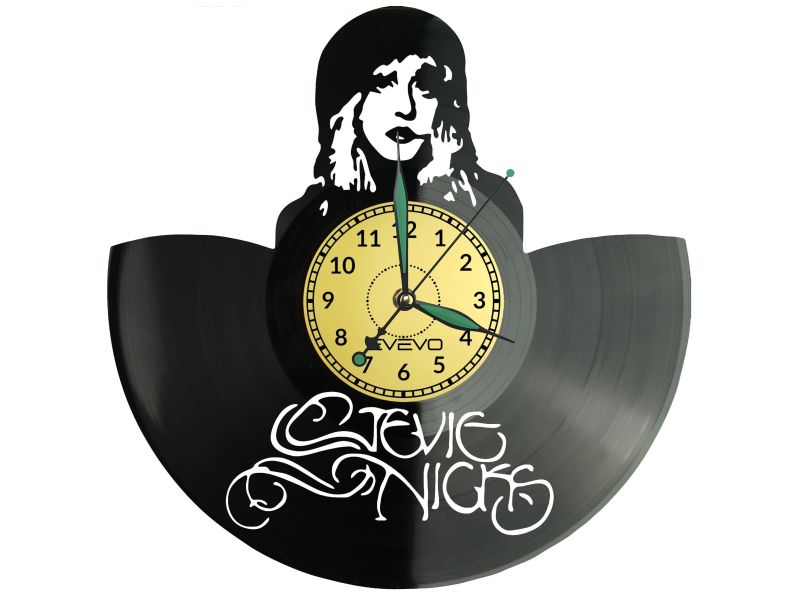 Stevie Nicks  Vinyl Zegar Ścienny Płyta Winylowa Nowoczesny Dekoracyjny Na Prezent Urodziny