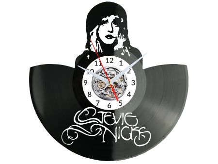 Stevie Nicks  Vinyl Zegar Ścienny Płyta Winylowa Nowoczesny Dekoracyjny Na Prezent Urodziny