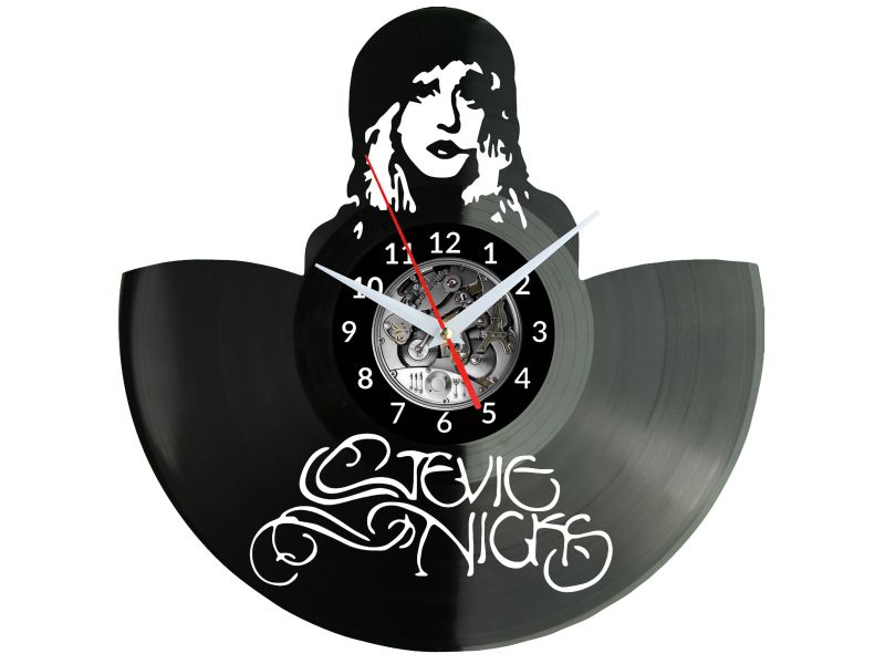 Stevie Nicks  Vinyl Zegar Ścienny Płyta Winylowa Nowoczesny Dekoracyjny Na Prezent Urodziny