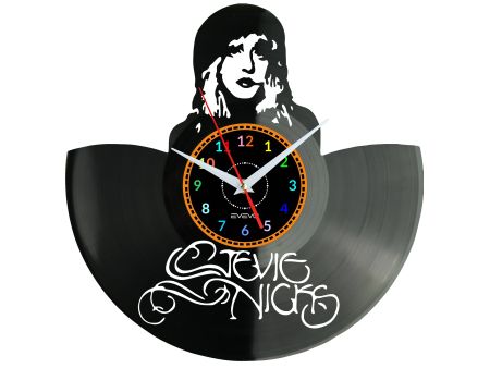 Stevie Nicks  Vinyl Zegar Ścienny Płyta Winylowa Nowoczesny Dekoracyjny Na Prezent Urodziny