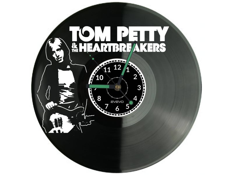 Tom Petty Vinyl Zegar Ścienny Płyta Winylowa Nowoczesny Dekoracyjny Na Prezent Urodziny