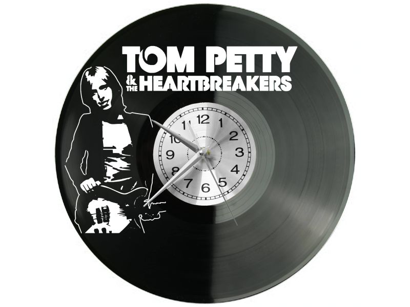 Tom Petty Vinyl Zegar Ścienny Płyta Winylowa Nowoczesny Dekoracyjny Na Prezent Urodziny