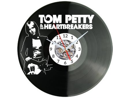 Tom Petty Vinyl Zegar Ścienny Płyta Winylowa Nowoczesny Dekoracyjny Na Prezent Urodziny